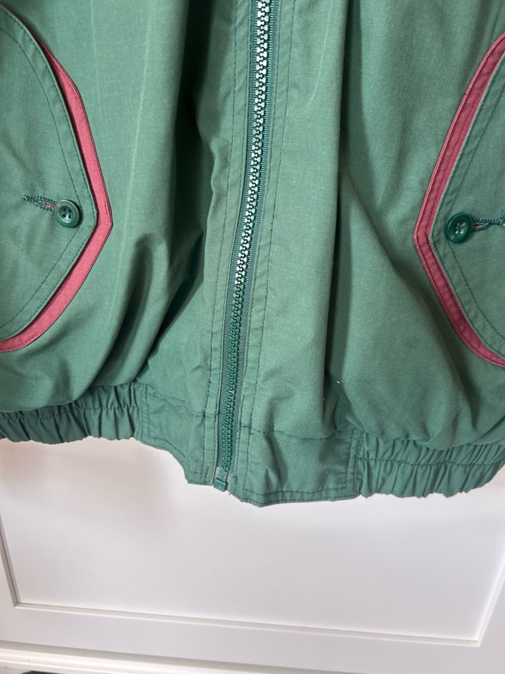 Canada Sportswear Co Green Lightweight Jacket Medium Vintage Coastal Cottagecore - Picture 7 of 14